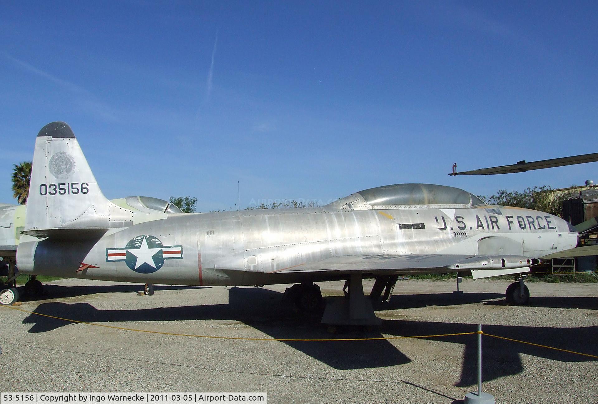 53-5156, 1953 Lockheed T-33A-1-LO Shooting Star C/N 580-8495, Lockheed T-33A 