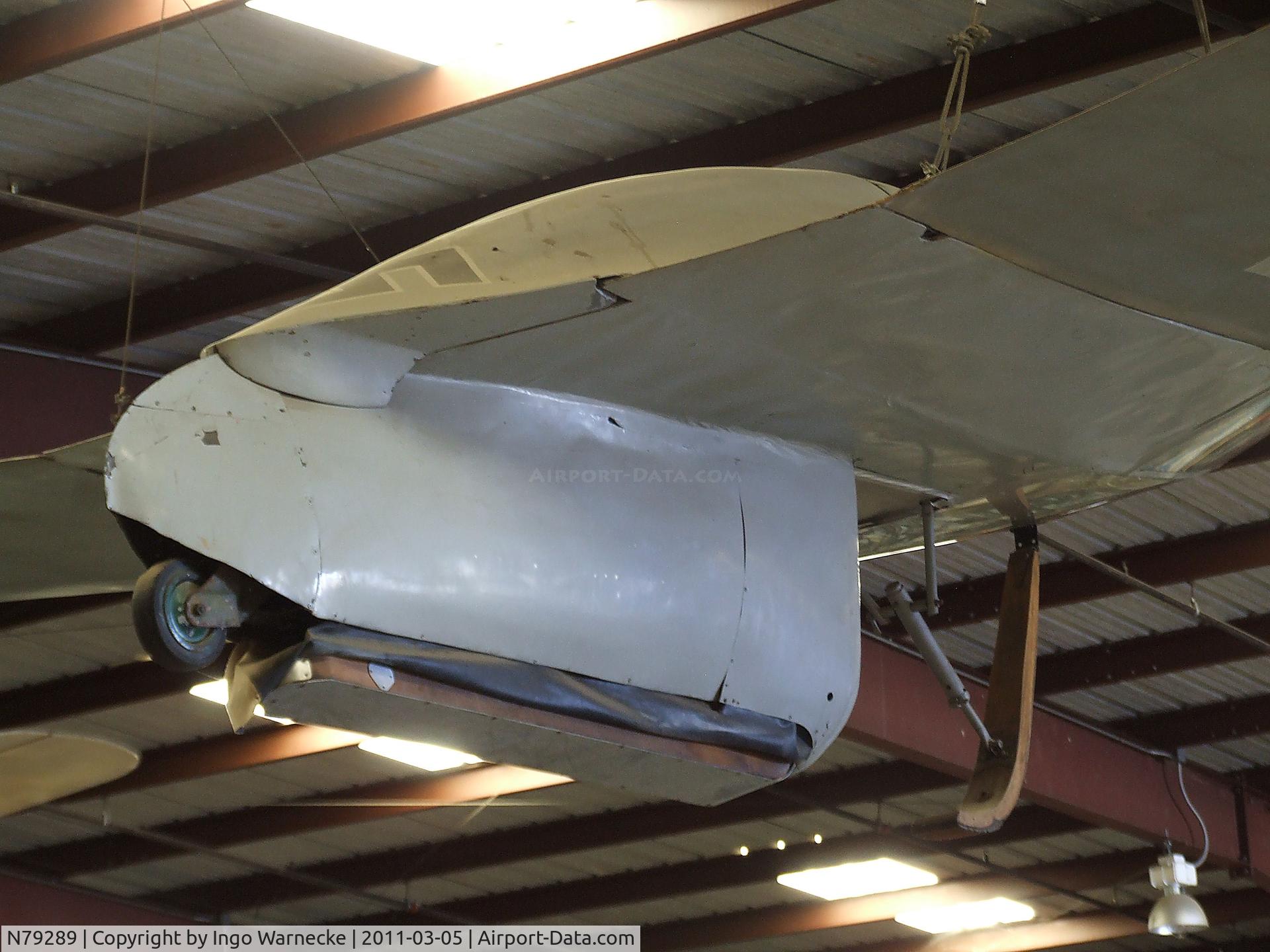 N79289, 1943 Horten IV C/N HAC289, Horten IV at the Planes of Fame Air Museum, Chino CA