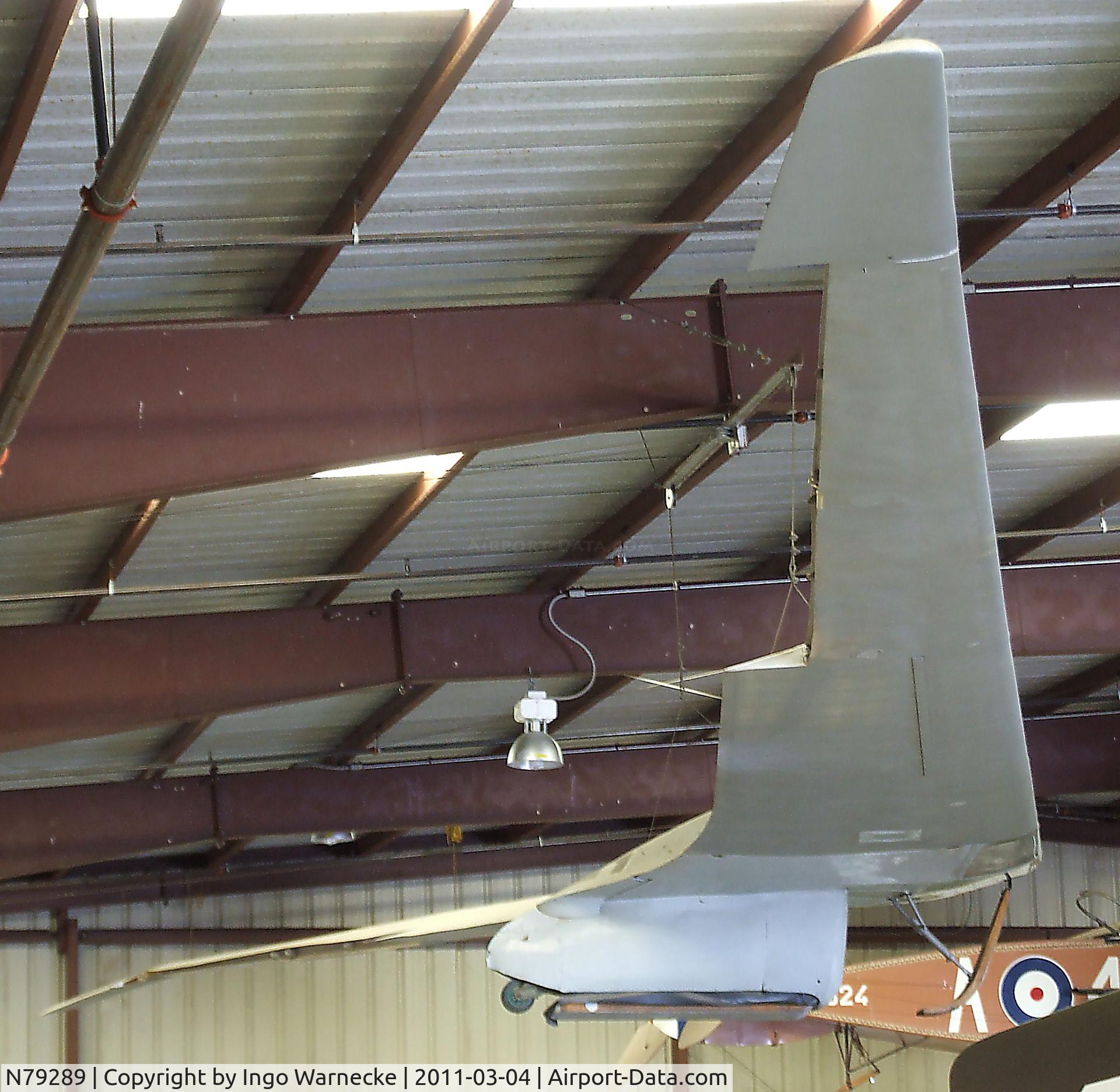 N79289, 1943 Horten IV C/N HAC289, Horten IV at the Planes of Fame Air Museum, Chino CA