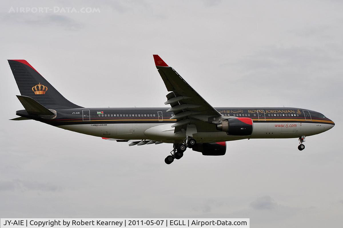 JY-AIE, 2008 Airbus A330-223 C/N 970, On short finals for r/w 9L