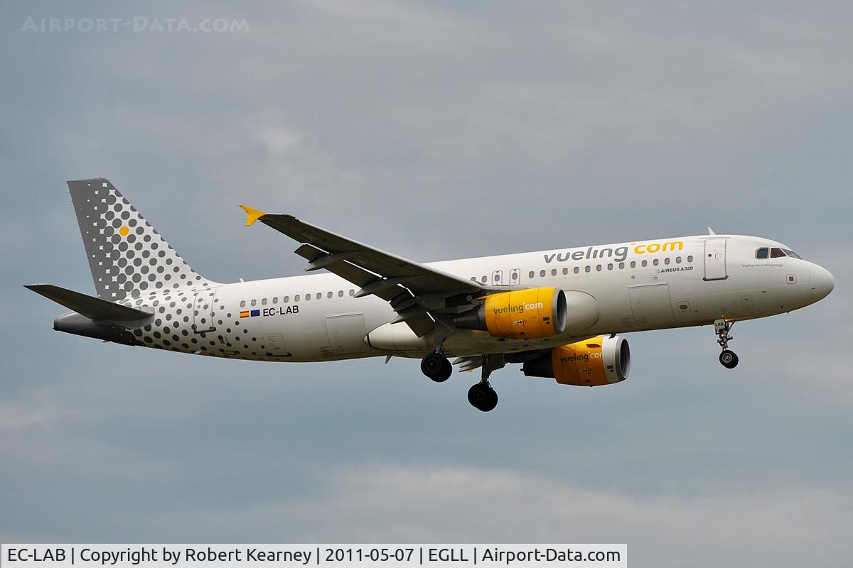 EC-LAB, 2006 Airbus A320-214 C/N 2761, On short finals for r/w 9L