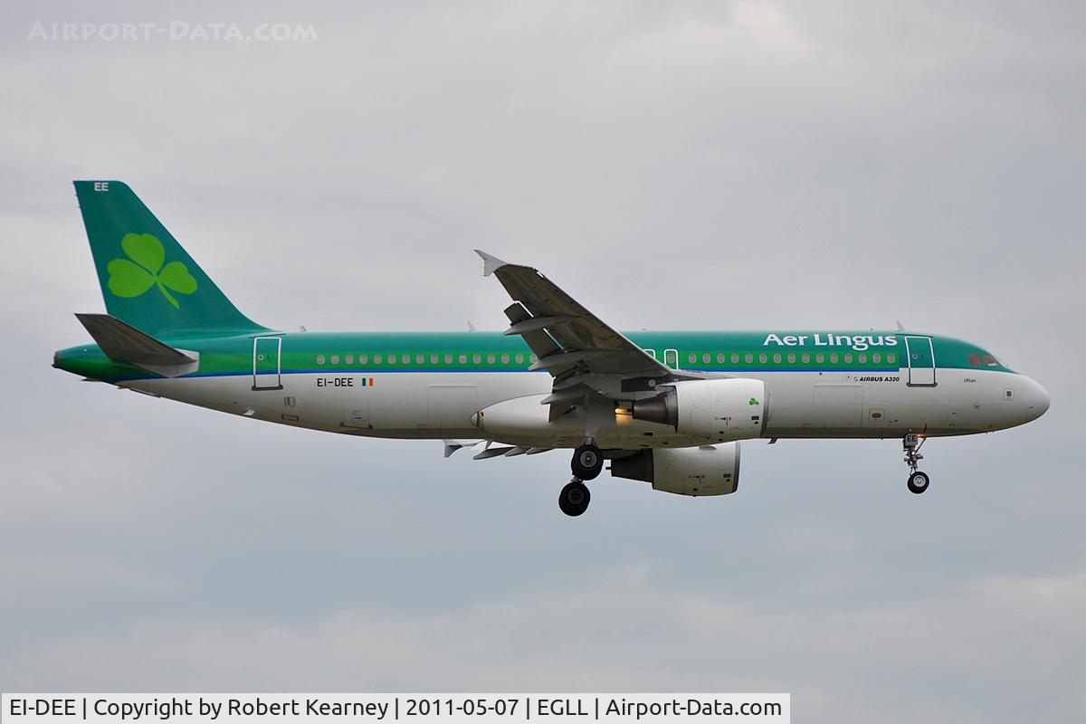 EI-DEE, 2004 Airbus A320-214 C/N 2250, On short finals for r/w 9L