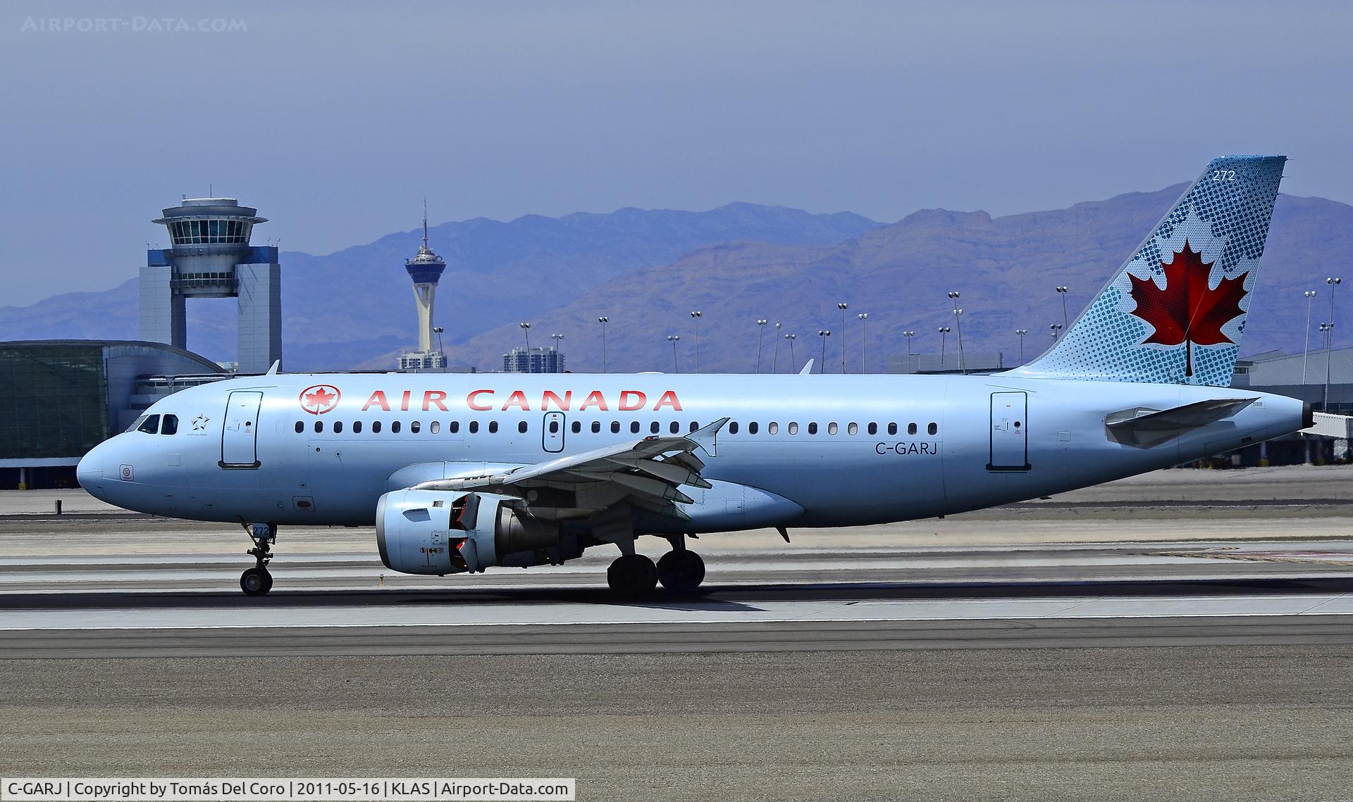 C-GARJ, 1997 Airbus A319-114 C/N 752, Air Canada Airbus A319-114 C-GARJ / 272 (cn 752)

Las Vegas - McCarran International (LAS / KLAS)
USA - Nevada, May 16, 2011
Photo: Tomás Del Coro