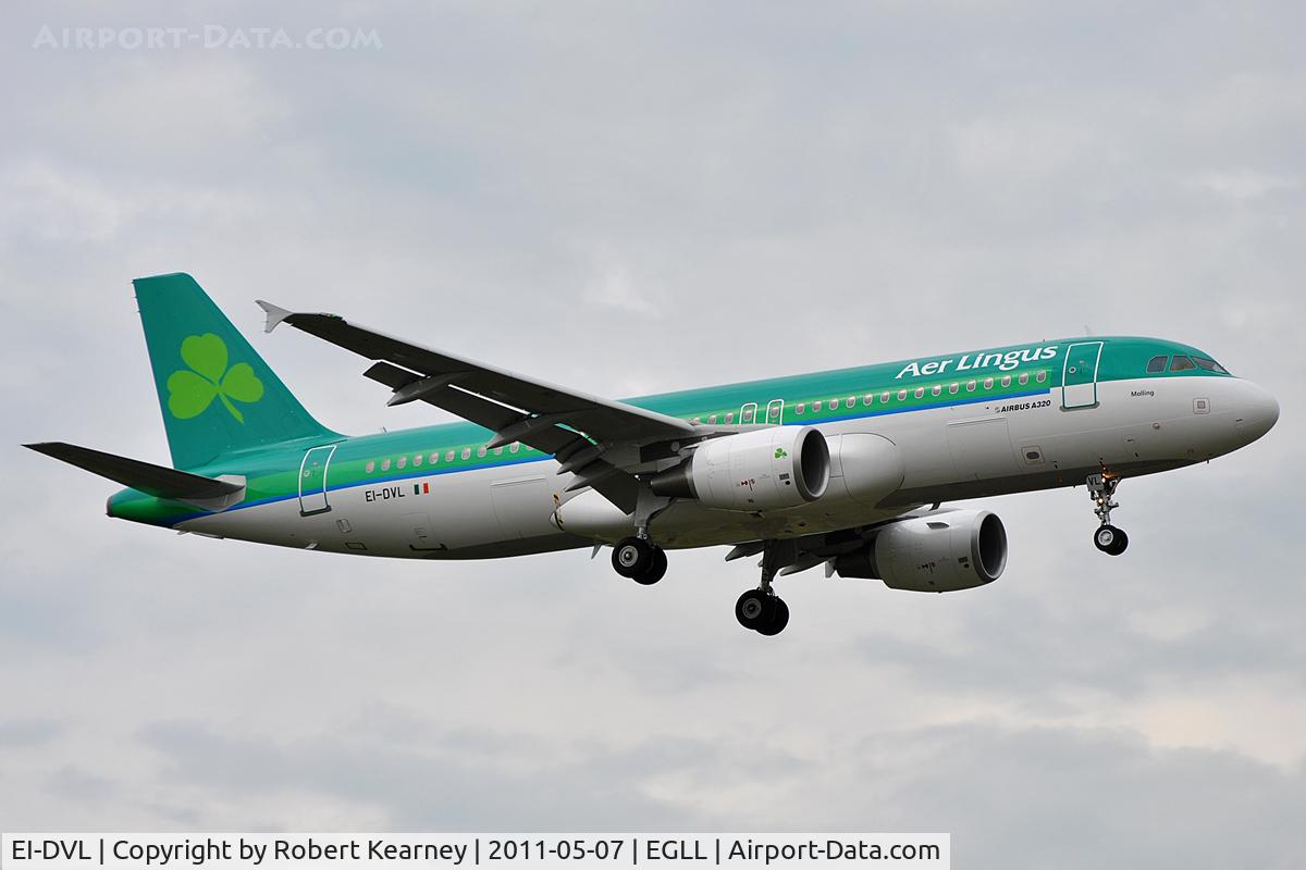 EI-DVL, 2011 Airbus A320-214 C/N 4678, On short finals for r/w 9L