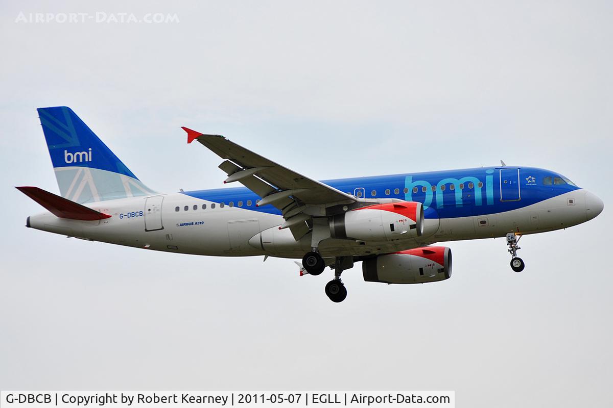 G-DBCB, 2004 Airbus A319-131 C/N 2188, On short finals for r/w 9L