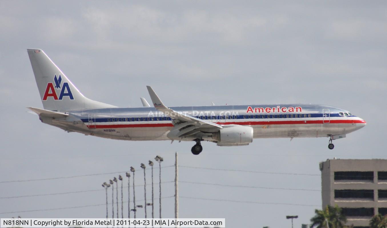 N818NN, 2009 Boeing 737-823 C/N 30910, American 737-800