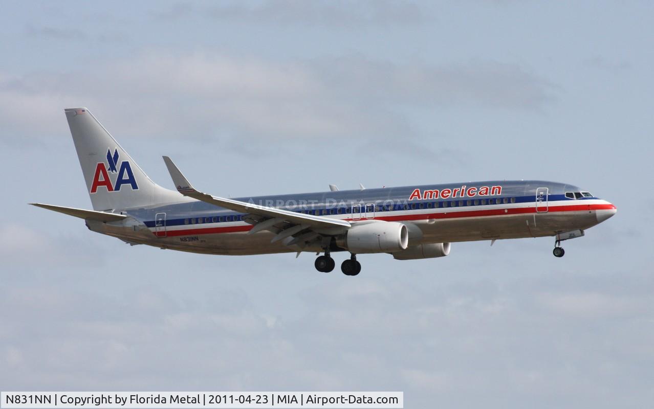 N831NN, 2010 Boeing 737-823 C/N 33211, American 737-800