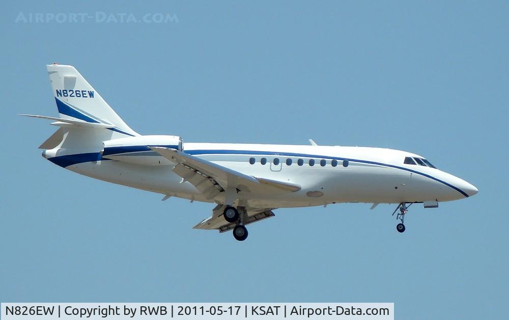 N826EW, 1998 Dassault Falcon 2000 C/N 58, Landing 12R