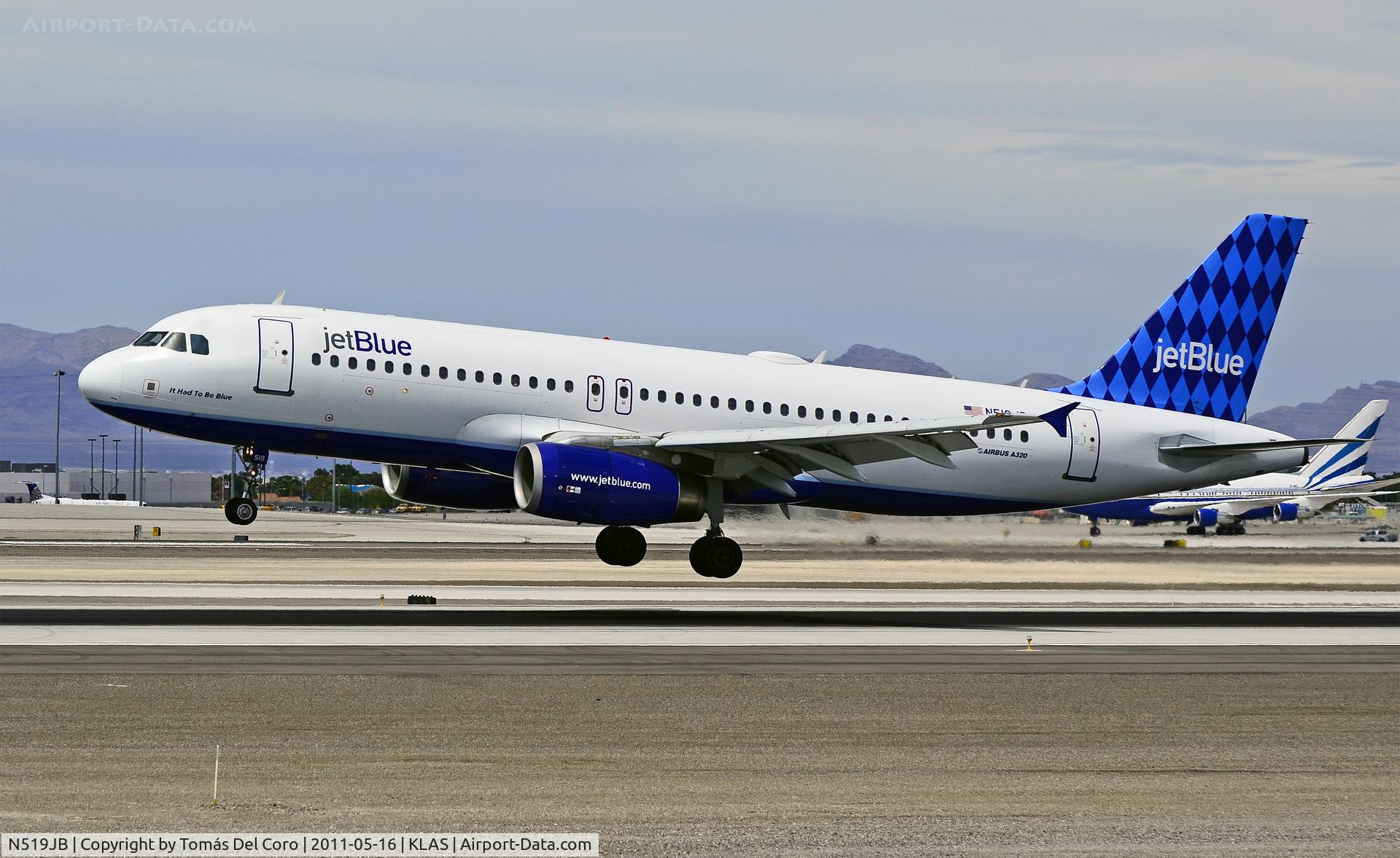 N519JB, 2001 Airbus A320-232 C/N 1398, JetBlue Airways Airbus A320-232 N519JB (cn 1398) 