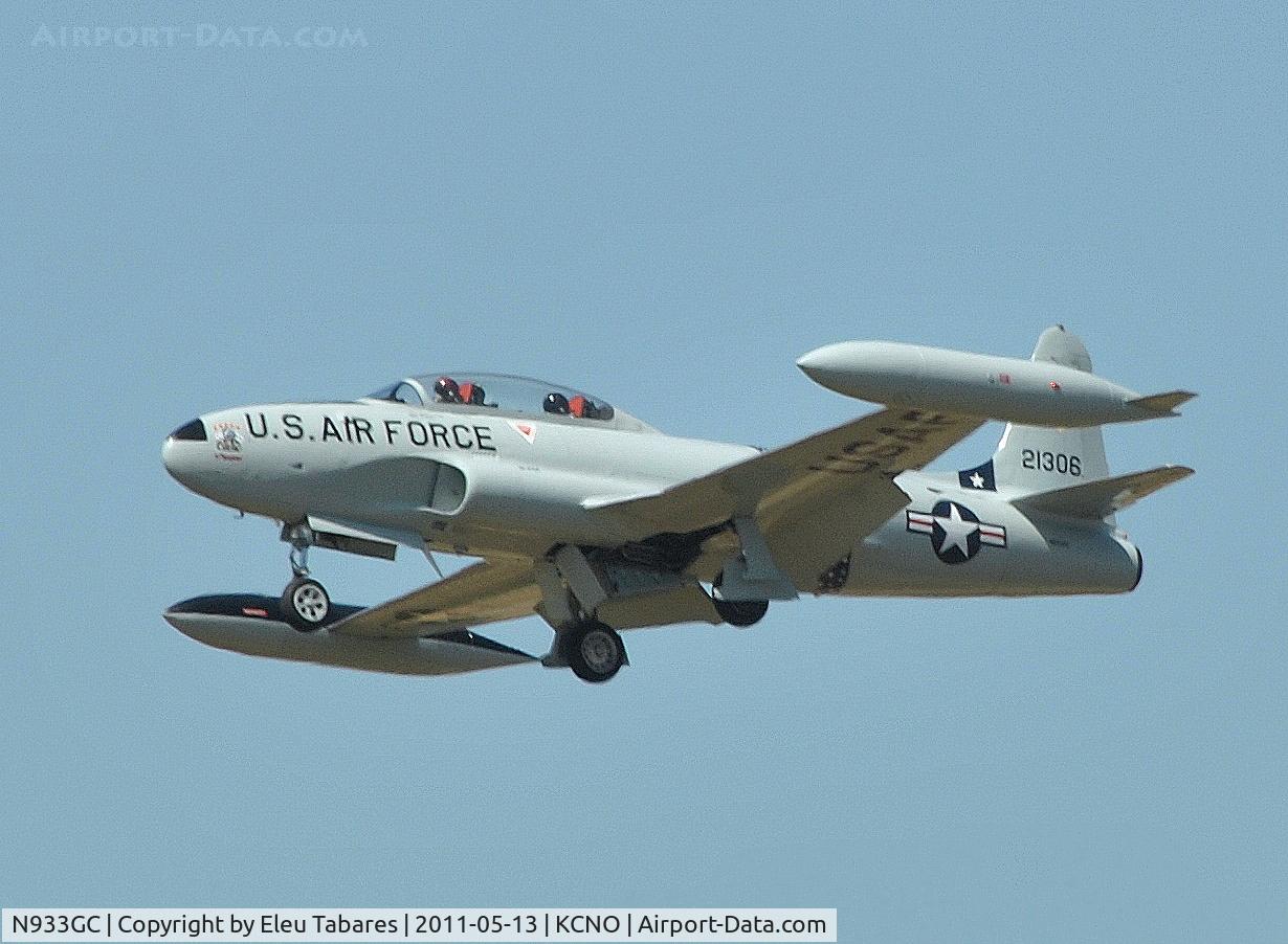 N933GC, 1954 Canadair T-33AN Silver Star 3 C/N T33-306, Taken at Chino Airport in Chino, California.