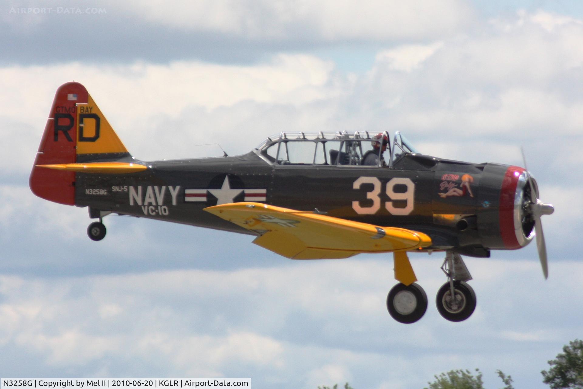 N3258G, North American AT-6D Texan C/N 43839, 2010 Wings Over Gaylord Air Show