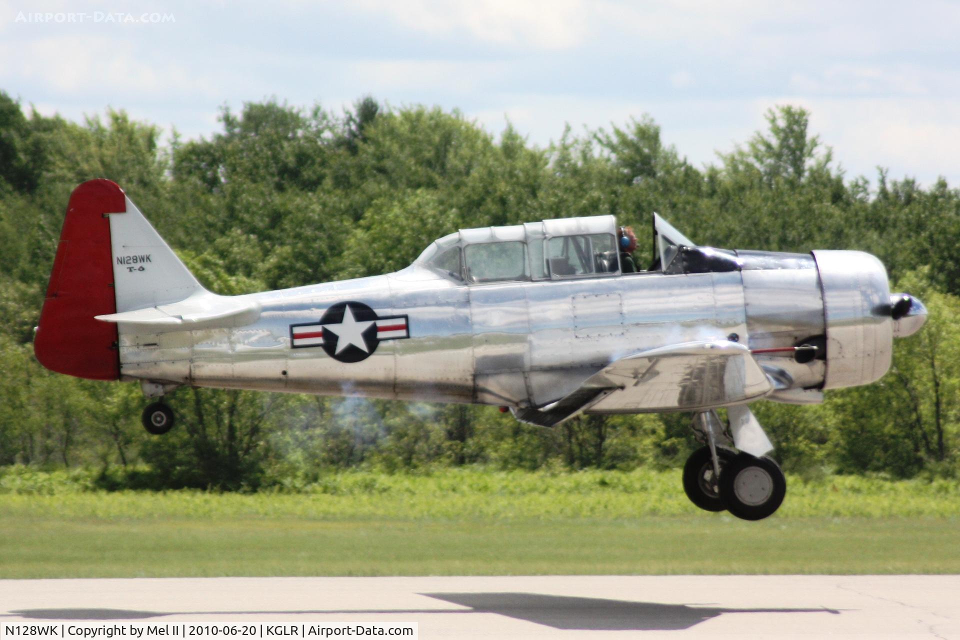 N128WK, 1952 North American AT-6G Texan C/N 168-102 (49-2998), 2010 Wings Over Gaylord Air Show