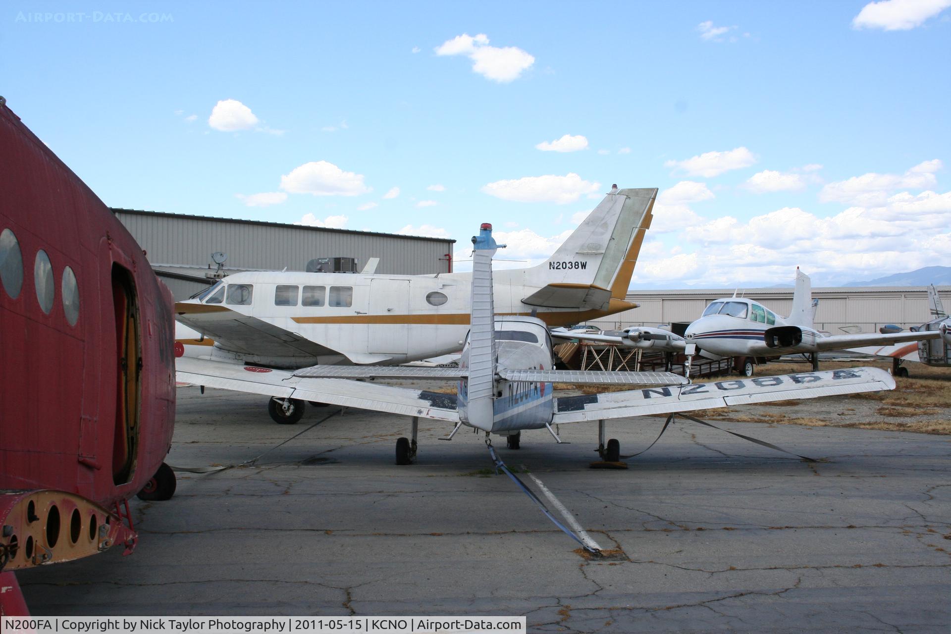 N200FA, Fuji FA-200-160 Aero Subaru C/N FA20049, Looks like the registration has been changed on the wing.