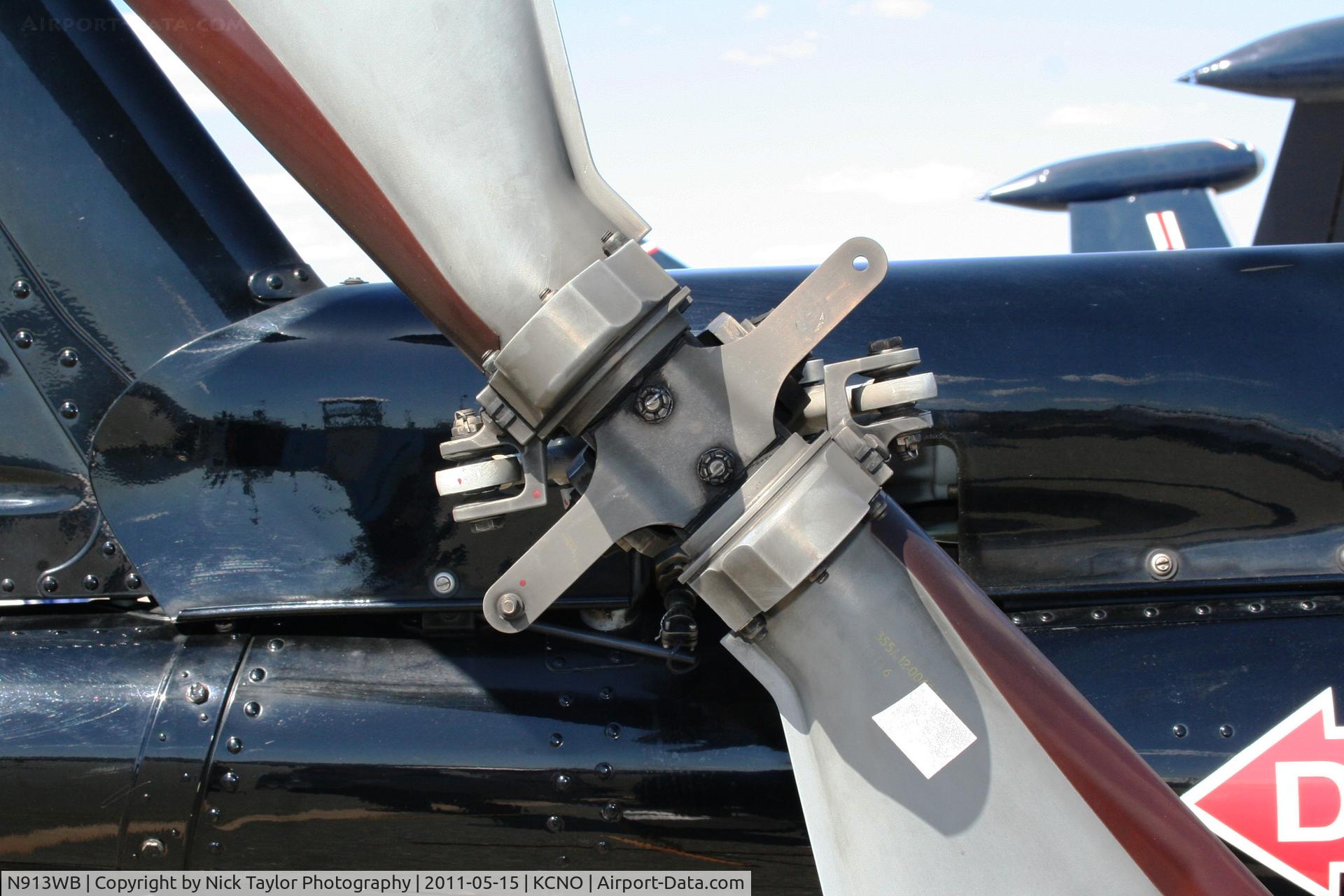 N913WB, 2007 Eurocopter AS-350B-2 Ecureuil C/N 4319, Tail rotor close up on N913WB