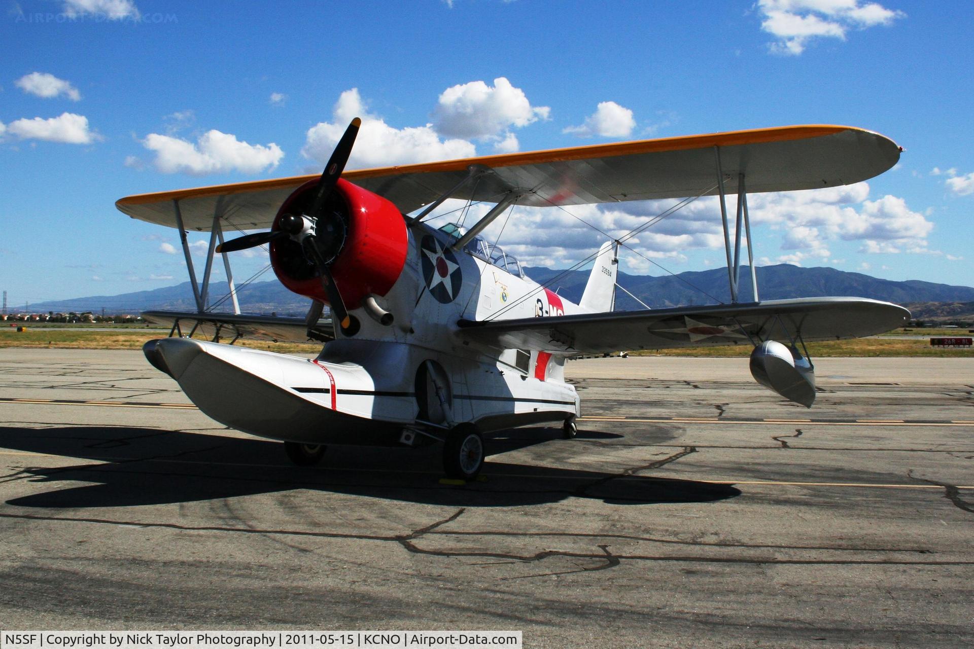 N5SF, 1939 Grumman J2F-6 Duck C/N Not found 33594/N1273N/N5SF, On display at the Planes of Fame Air Show