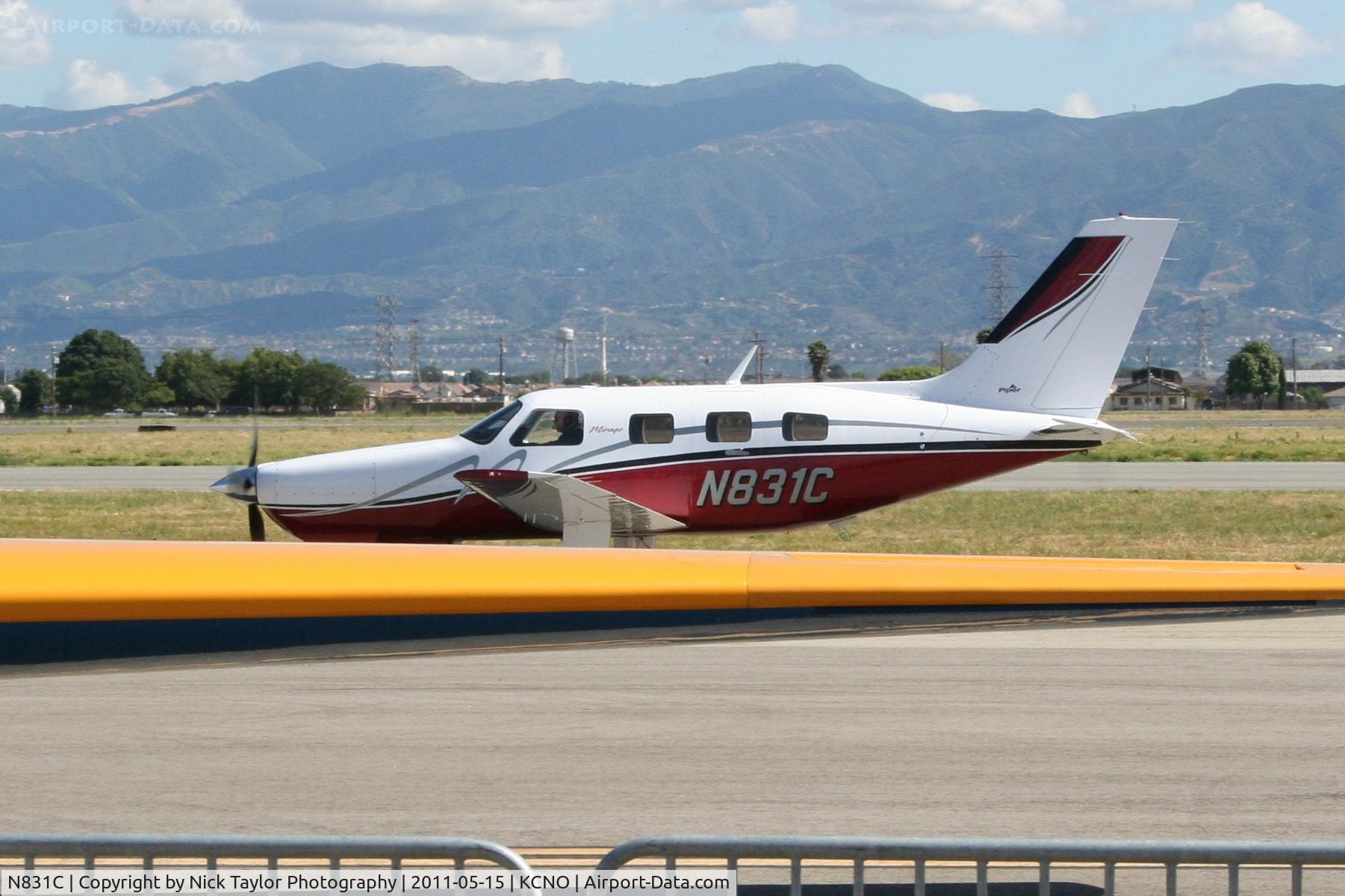 N831C, Piper PA-46-350P Malibu Mirage C/N 4636492, Taxiing out after the Air Show