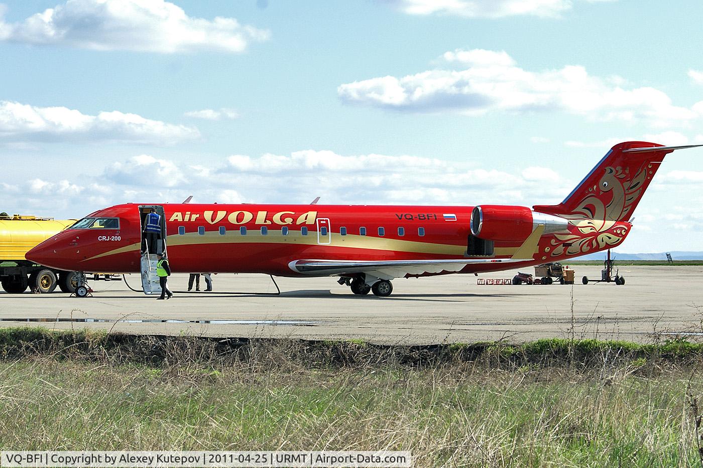VQ-BFI, 2002 Bombardier CRJ-200ER (CL-600-2B19) C/N 7671, Daily regular flight to Stavropol from Moscow (Domodedovo)