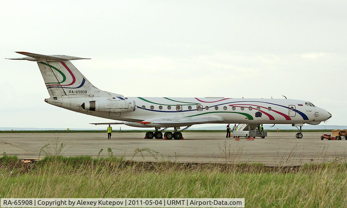 RA-65908, 1983 Tupolev Tu-134AK C/N 63870, It is now a rare visitor. Tu-134 replaced the CRJ-200 Rusline from Moscow