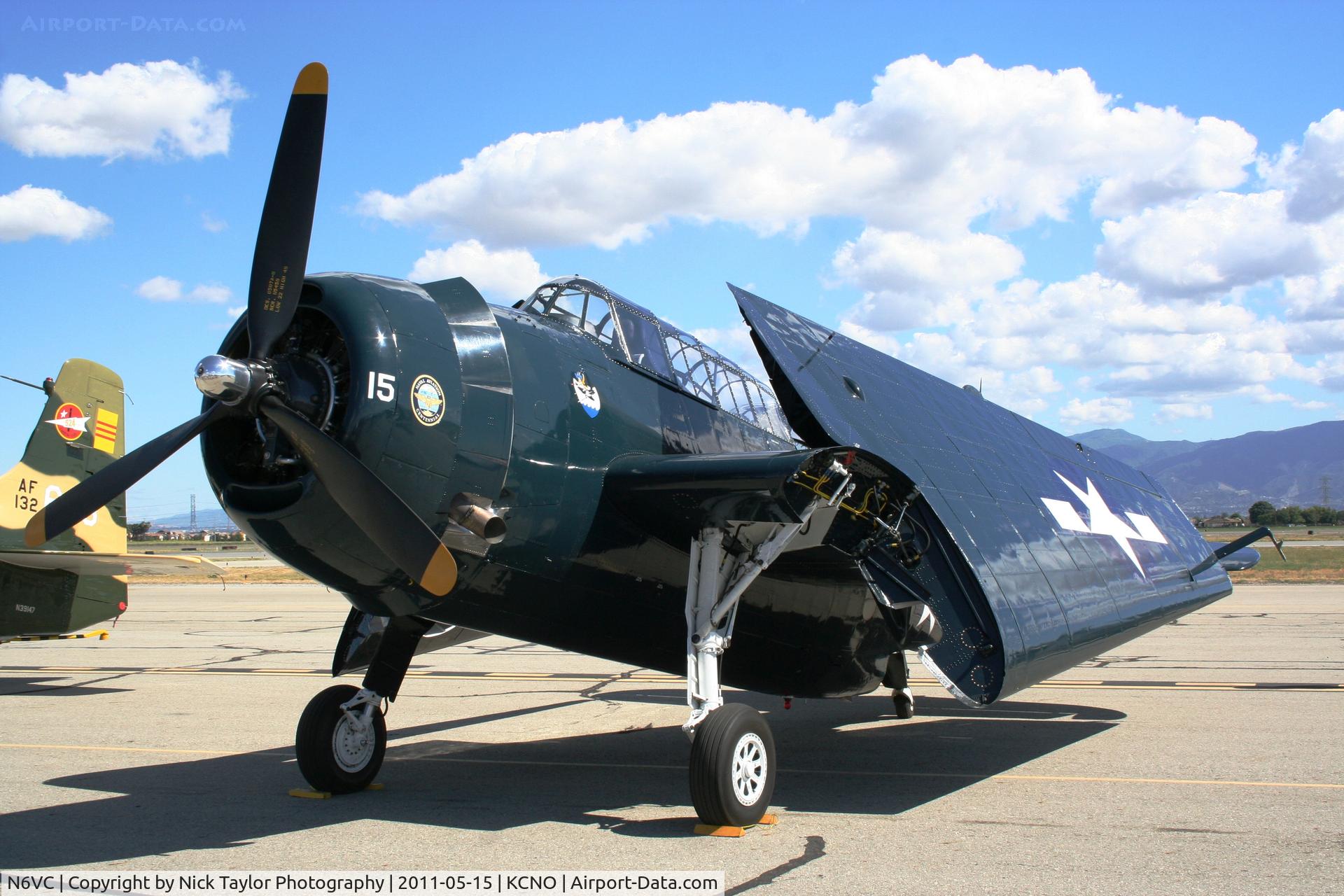 N6VC, Grumman TBM-3 Avenger C/N 53139, On display at the Planes of Fame Air Show