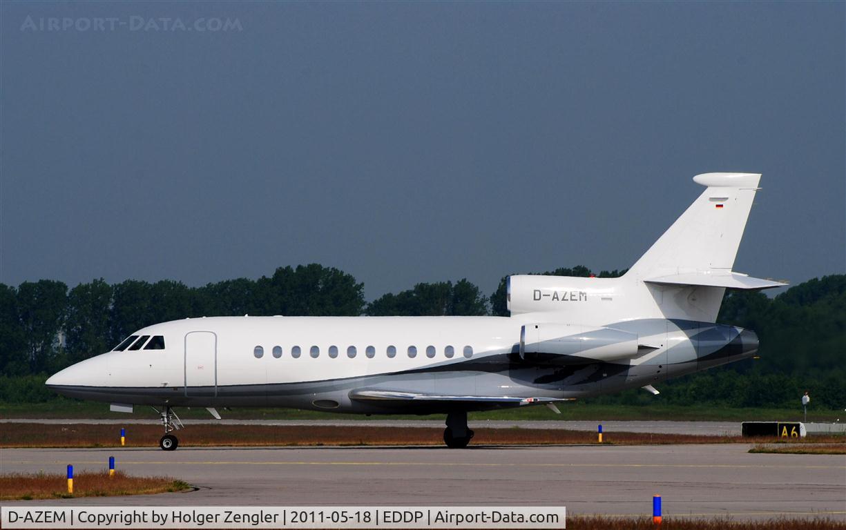 D-AZEM, 2004 Dassault Falcon 900EX C/N 133, Delta Echo Mike after several low approches on the way to fuel station.