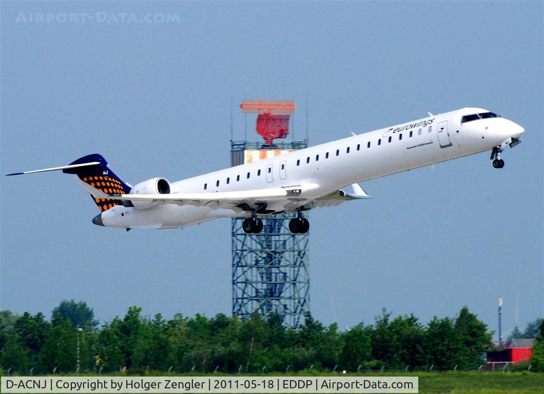 D-ACNJ, 2010 Bombardier CRJ-900 NG (CL-600-2D24) C/N 15249, Leaving LEJ directly to DUS.