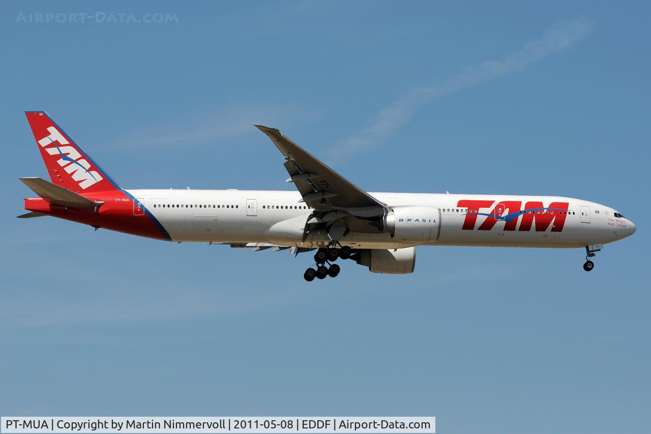 PT-MUA, 2008 Boeing 777-32W/ER C/N 37664, TAM
