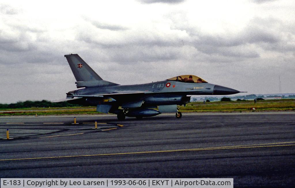 E-183, SABCA F-16AM Fighting Falcon C/N 6F-10, Open house Ålborg AB DK