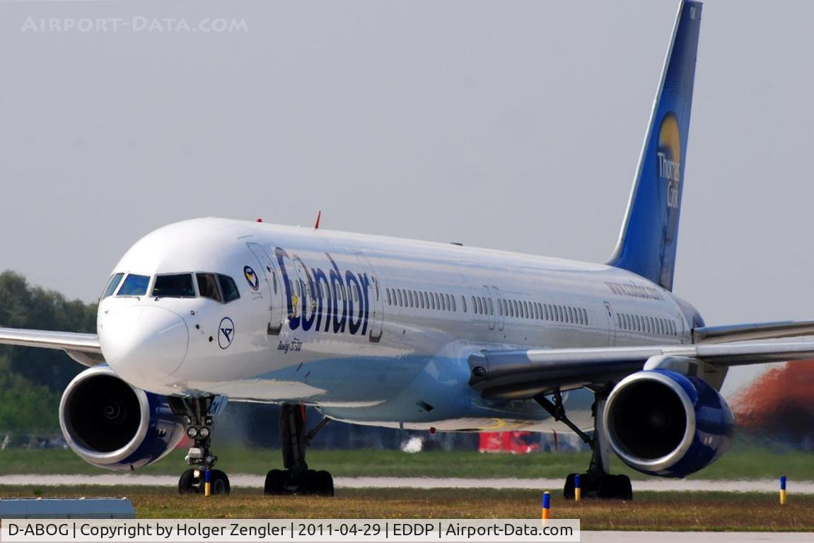 D-ABOG, 1999 Boeing 757-330 C/N 29014, Back from mediterranean beaches......