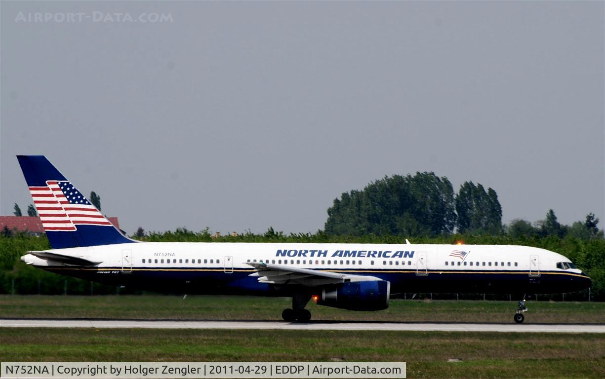 N752NA, 1999 Boeing 757-28A C/N 28174, Touched down on rwy 08L for a stopover.....