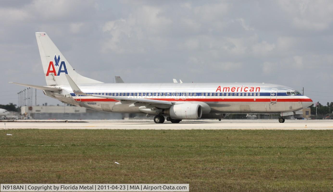 N918AN, 1999 Boeing 737-823 C/N 29519, American 737-800