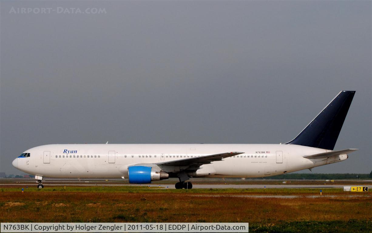 N763BK, 1987 Boeing 767-3T9 C/N 23765, A veteran on the Middle East- USA route via LEJ.
