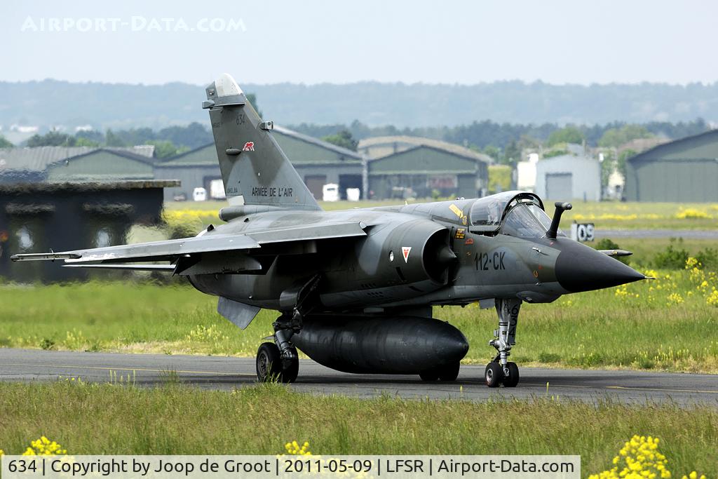 634, Dassault Mirage F.1CR C/N 634, BR244 badge of former ER01.033 on the fin.