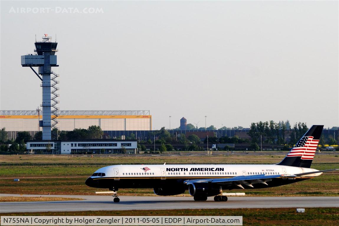 N755NA, 2000 Boeing 757-28A C/N 30043, One of those foxy looking aircrafts of Northern American has just arrived on rwy 08L.