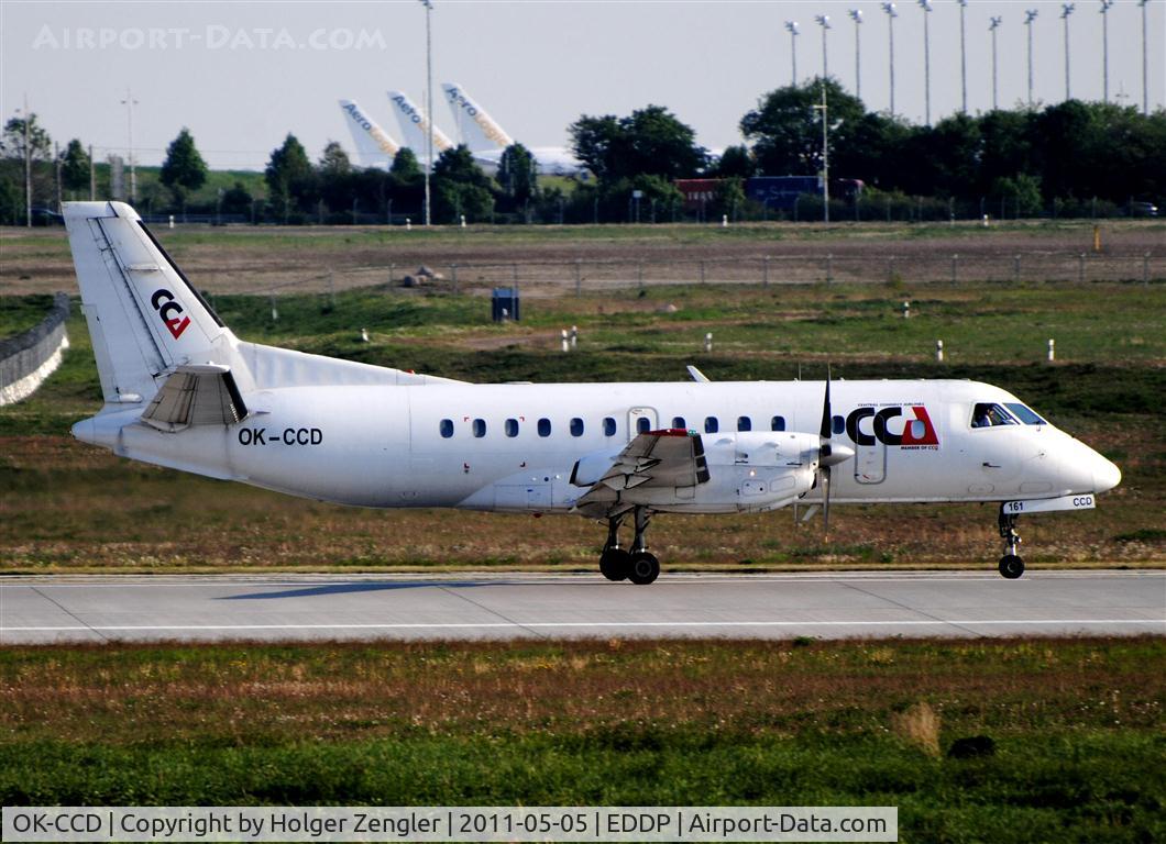 OK-CCD, 1989 Saab SF340B C/N 340B-161, Coming from Brussels, going to Prague 20 minutes later.