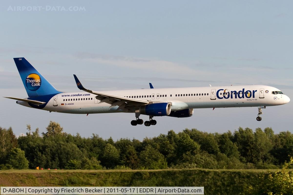 D-ABOH, 1999 Boeing 757-330 C/N 30030, on final RW27