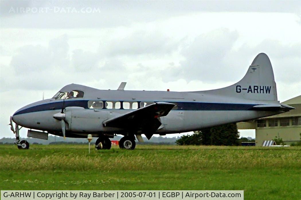 G-ARHW, 1961 De Havilland DH-104 Dove 8 C/N 04512, De Havilland DH.104 Dove 8 [04512] Kemble~G 01/07/2005