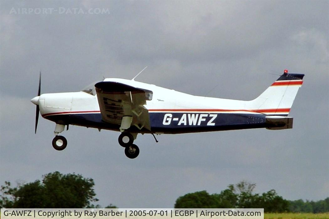G-AWFZ, 1968 Beech A23-19 Musketeer Sport III C/N MB-323, Beech 19A Musketeer Sport [MB-323] Kemble~G 01/07/2005