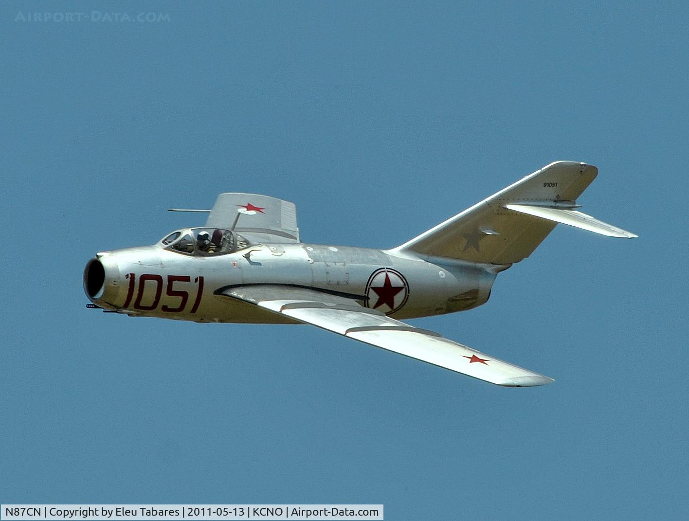 N87CN, Mikoyan-Gurevich MiG-15 C/N 910-51, Taken at Chino Airport Chino, California.