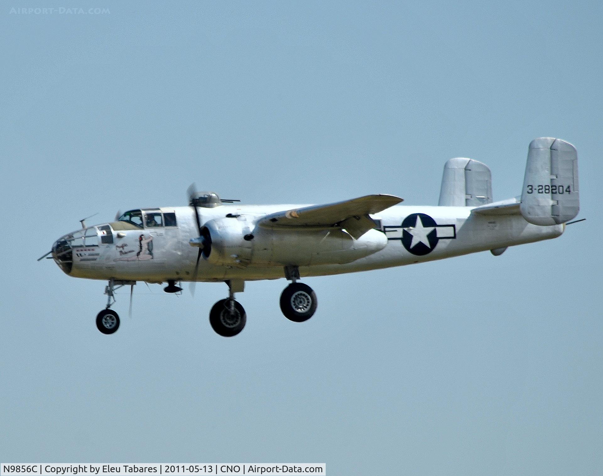 N9856C, 1943 North American TB-25N Mitchell C/N 108-35217, Taken at Chino Airport, Chino, California.