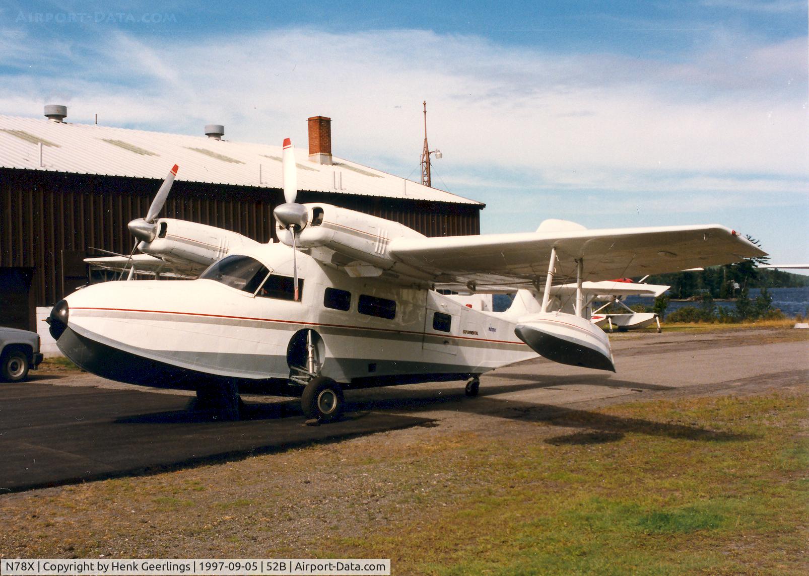 N78X, 1949 SCAN 30 (G-44A Widgeon) C/N 32, Sea Plane Fly In , Greenville , Maine