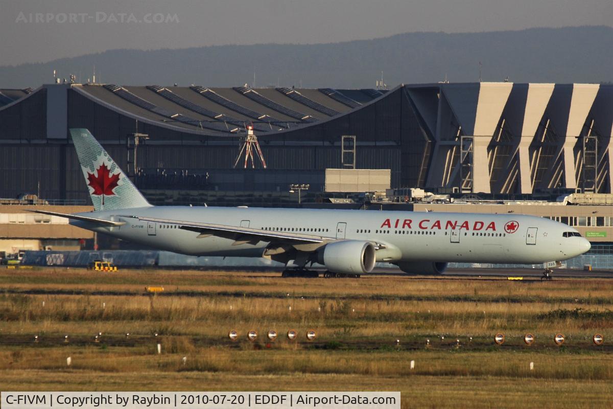 C-FIVM, 2008 Boeing 777-333/ER C/N 35251, 1st maple leaf of the day