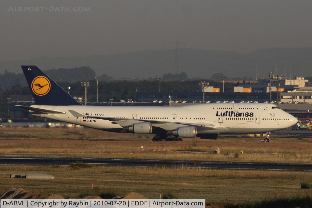 D-ABVL, 1992 Boeing 747-430 C/N 26425, Usual FRA traffic