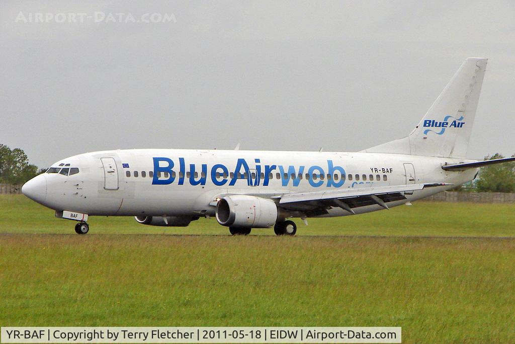 YR-BAF, 1989 Boeing 737-322 C/N 24453, Blue Air Boeing 737-322, c/n: 24453 at Dublin