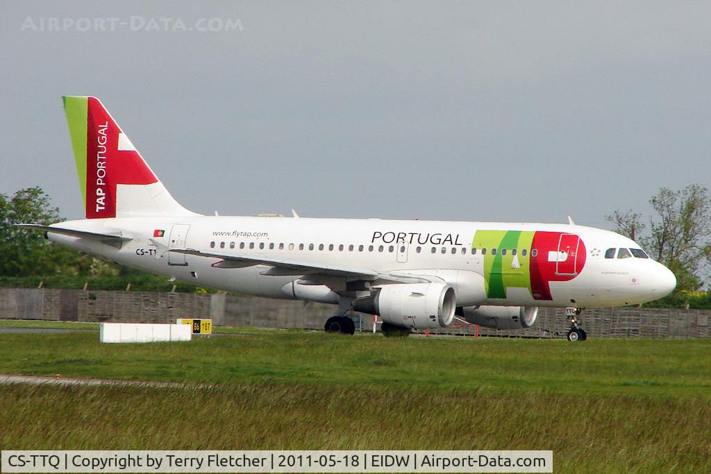 CS-TTQ, 1996 Airbus A319-111 C/N 629, Football Charter in connection with the 2011 EUFA Cup Final held in Dublin between Portuguese teams , Porto and Braga