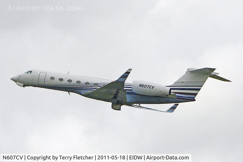 N607CV, 2004 Gulfstream Aerospace GV-SP (G550) C/N 5035, G550 departing Dublin