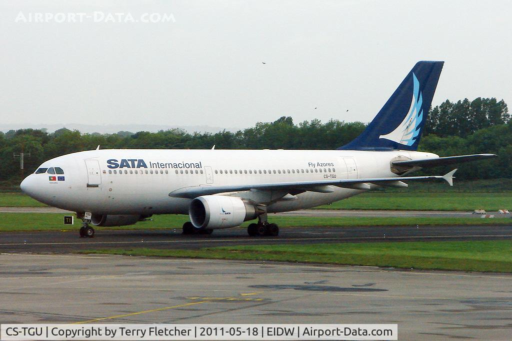 CS-TGU, 1991 Airbus A310-304 C/N 571, Football Charter in connection with the 2011 EUFA Cup Final held in Dublin between Portuguese teams , Porto and Braga