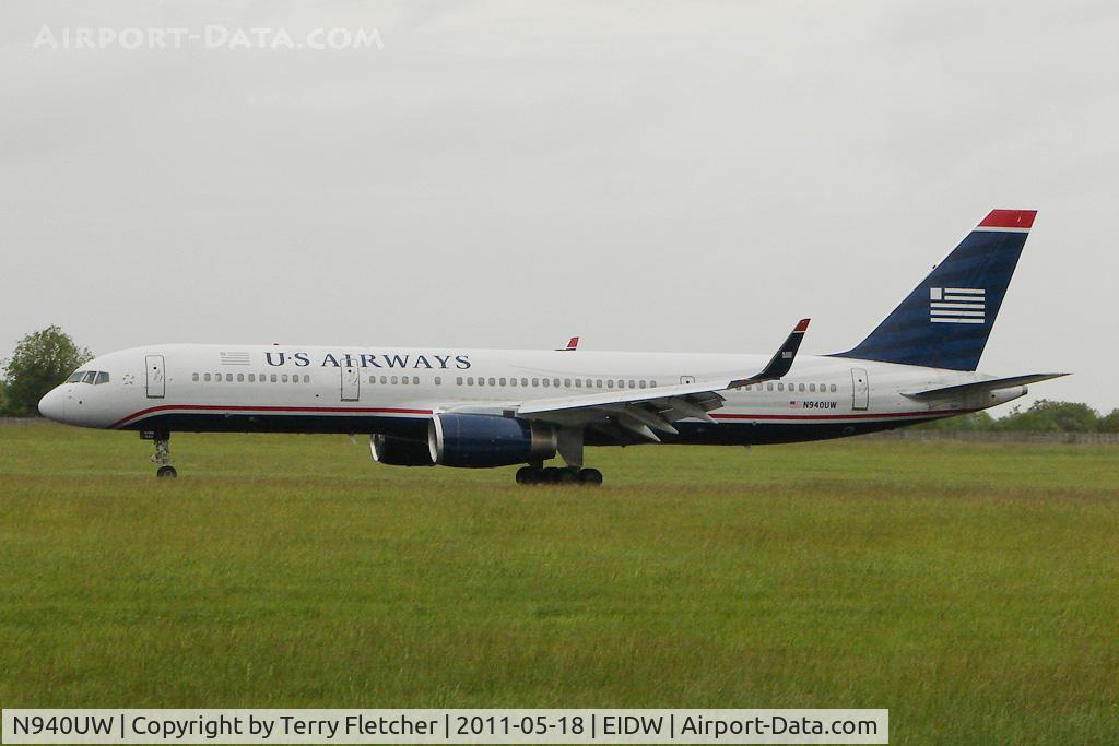 N940UW, 1995 Boeing 757-2B7 C/N 27805, US Airways B757 at Dublin