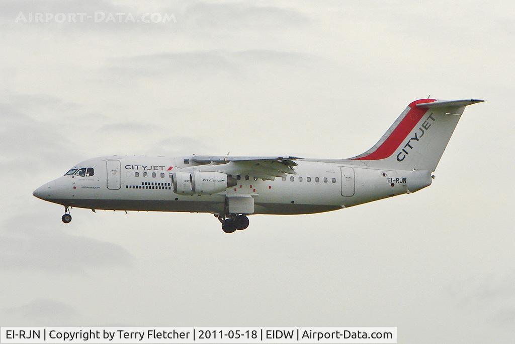 EI-RJN, 1999 BAE Systems Avro 146-RJ85 C/N E.2351, Cityjet RJ85 arriving at Dublin