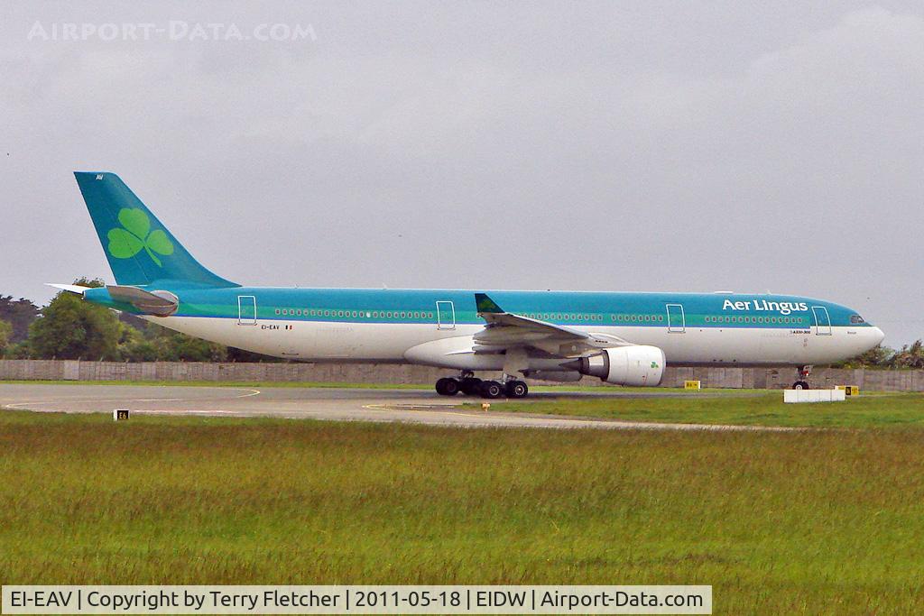 EI-EAV, 2009 Airbus A330-302 C/N 985, Aer Lingus A330 arriving at Dublin