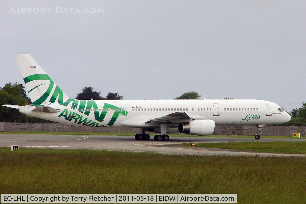 EC-LHL, 1990 Boeing 757-28A C/N 24544, Football Charter in connection with the 2011 EUFA Cup Final held in Dublin between Portuguese teams , Porto and Braga